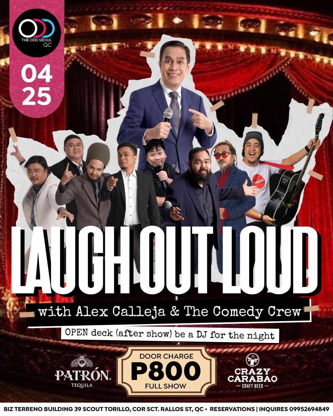 LAUGH OUT LOUD Alex Calleja & The Comedy Crew