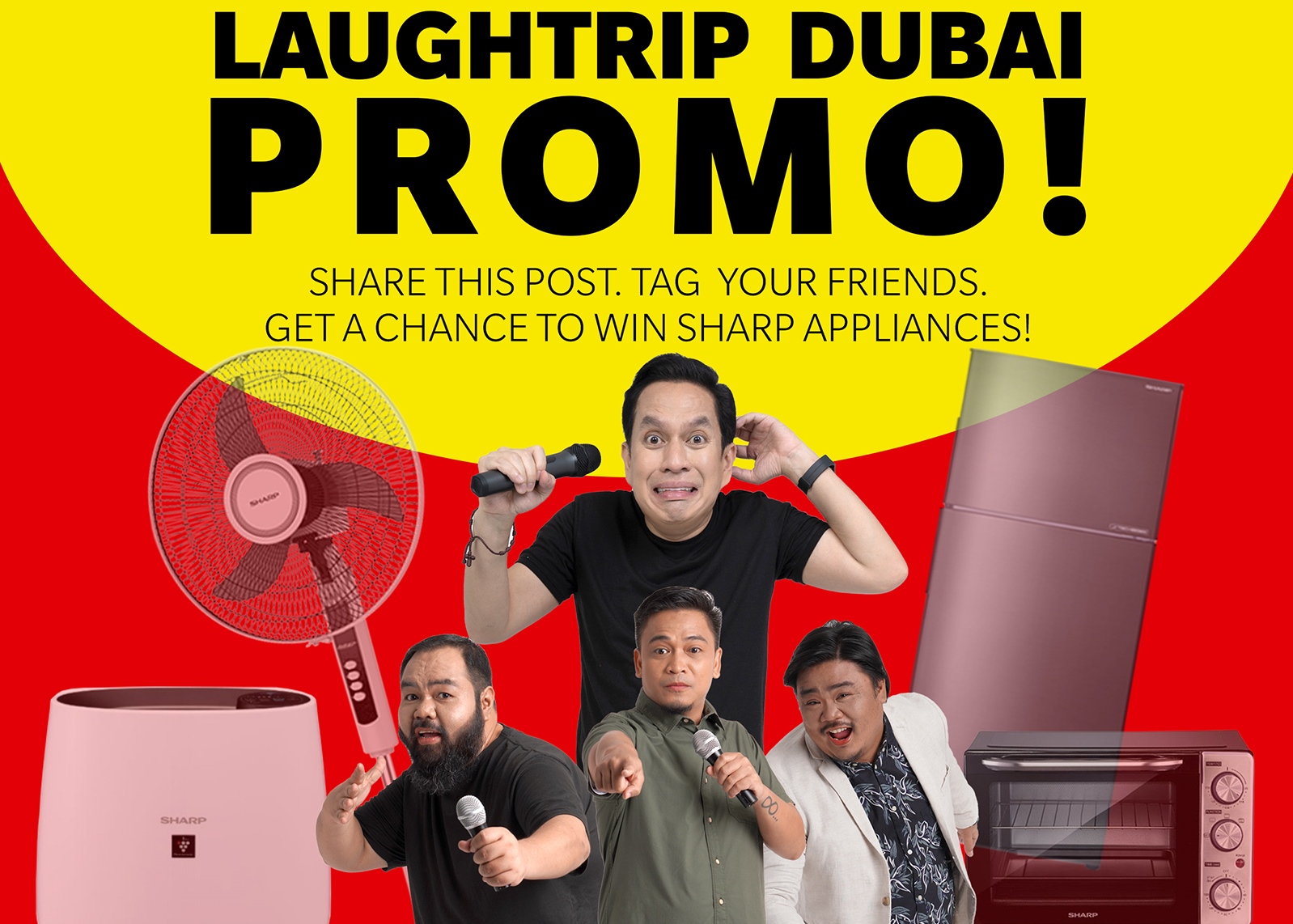 Laughtrip Dubai Promo of the best standup comedians in the Philippines