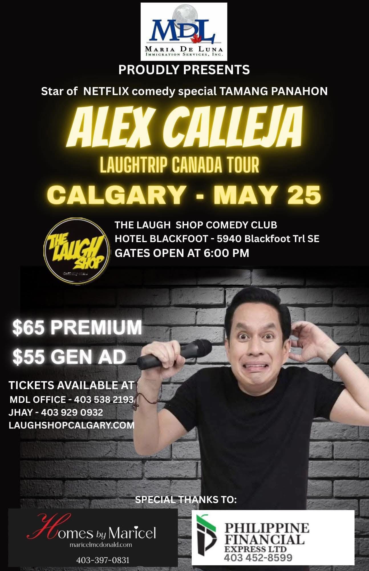 standup comedy show calgary