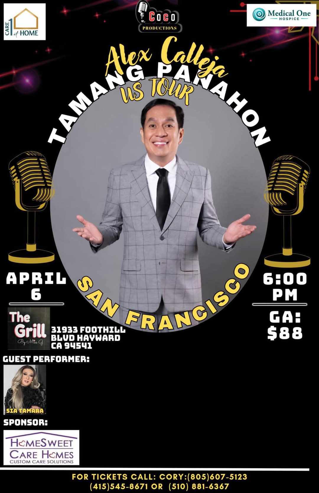 standup comedy hayward california