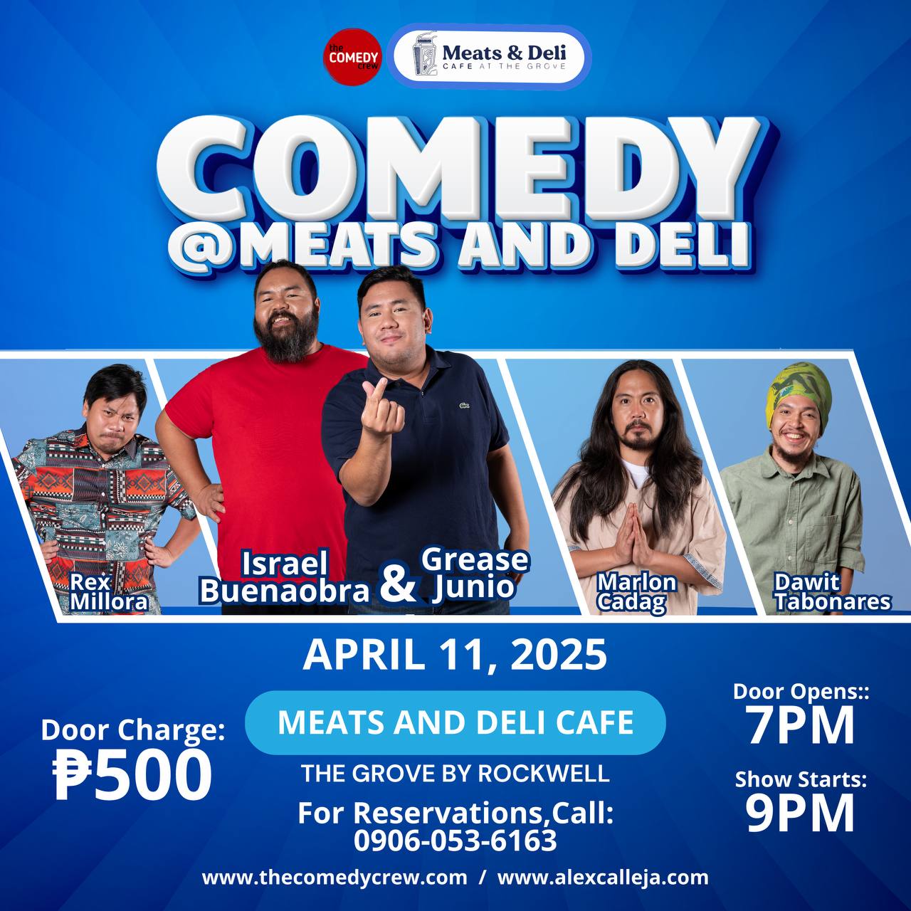 standup comedy meats and deli april