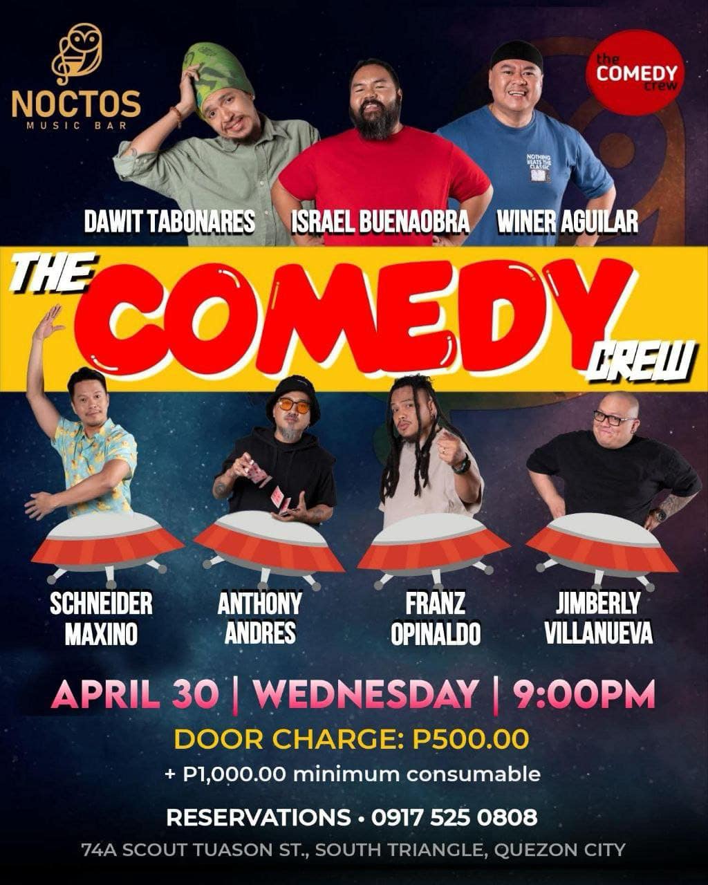 standup comedy noctos