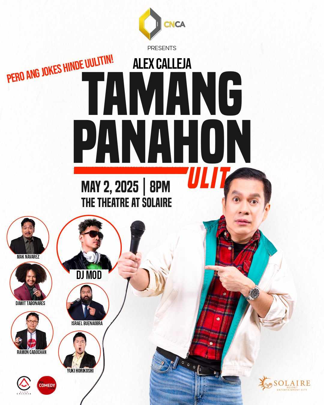 standup comedy show solaire