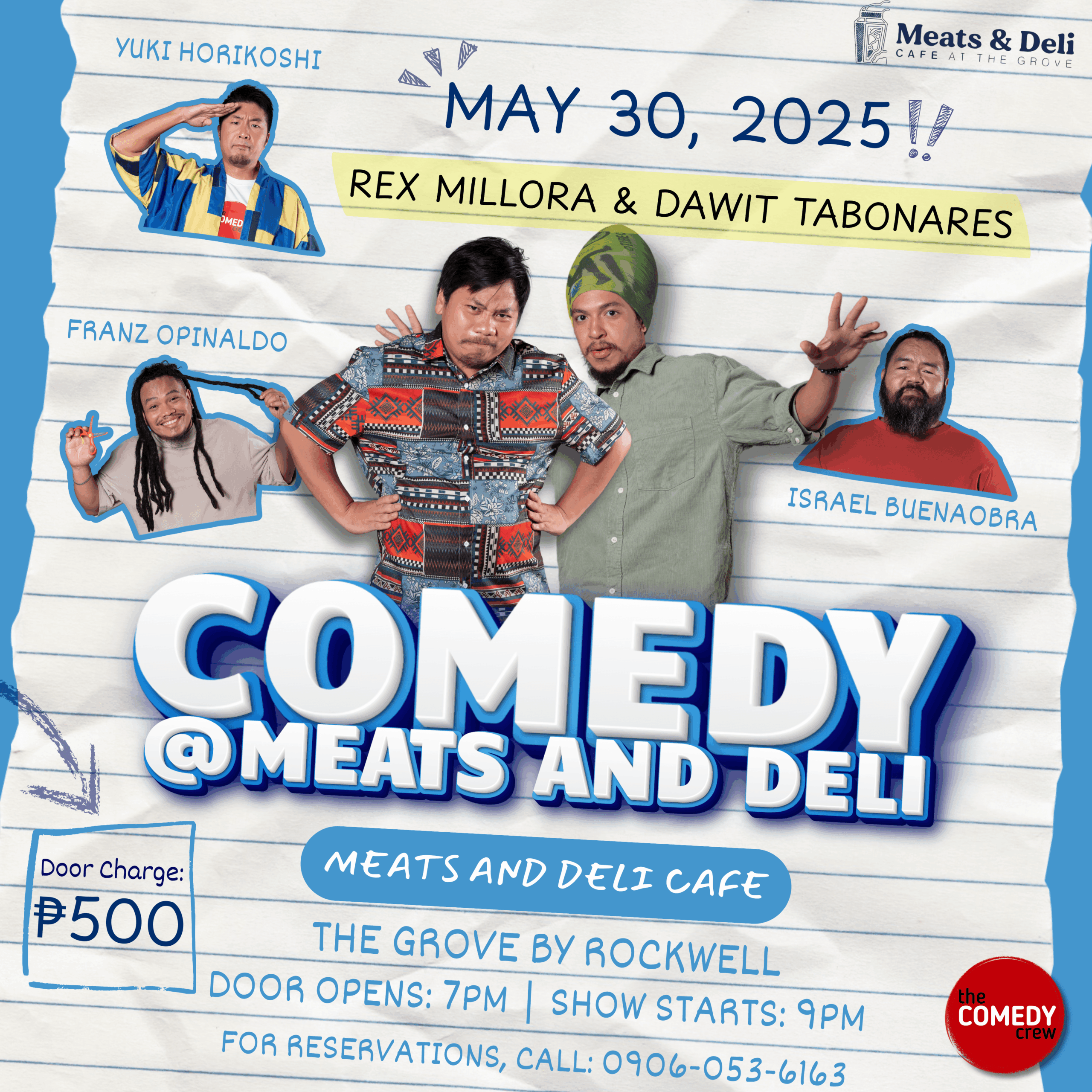 standup comedy show at meats and deli