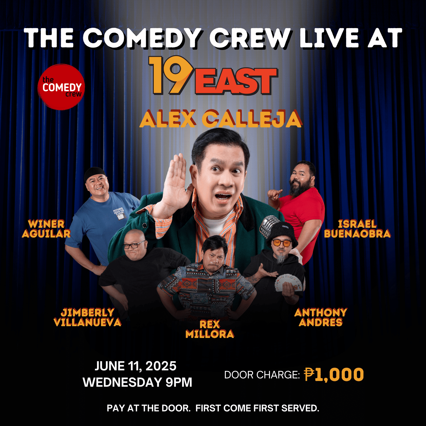 June 11 standup comedy show