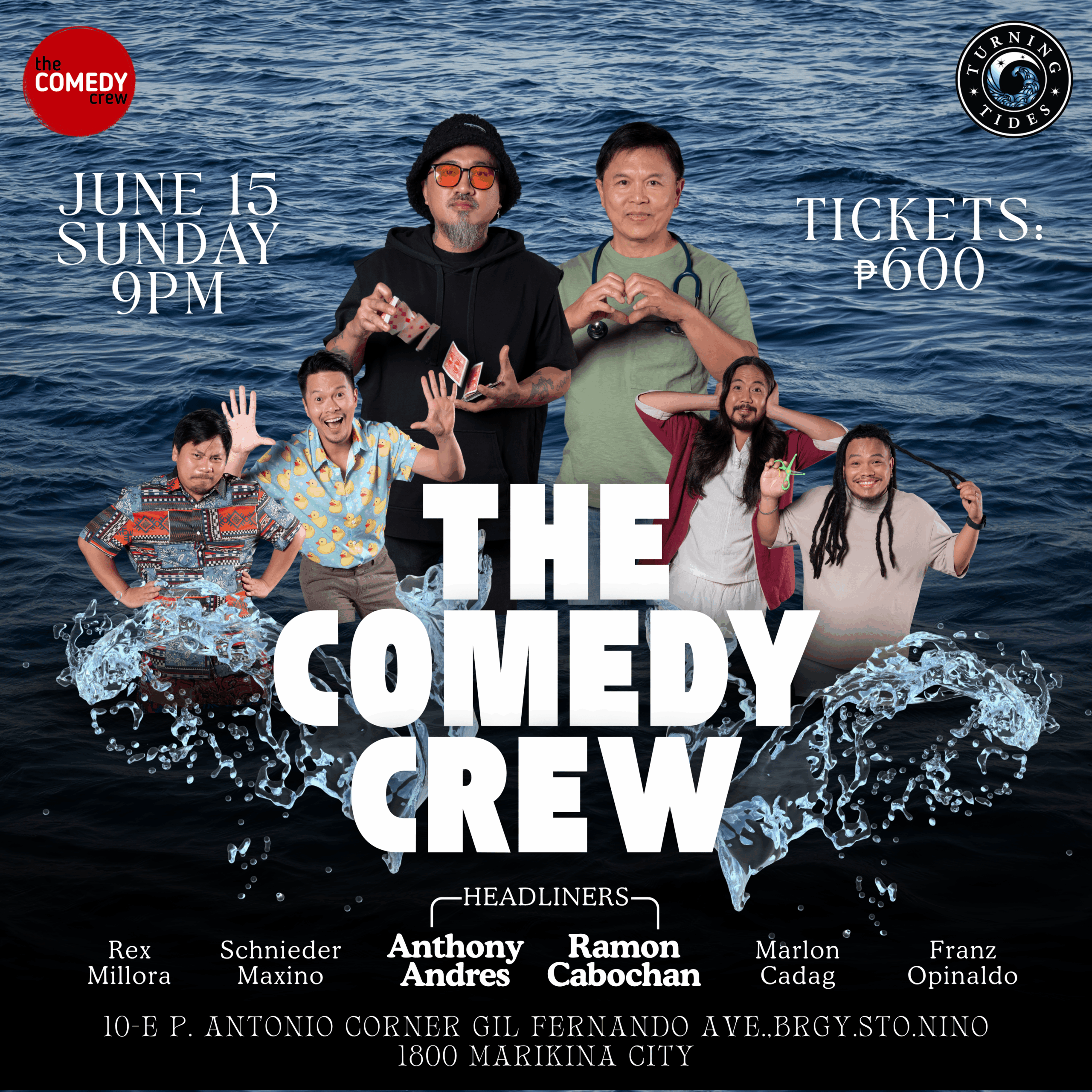June 15 standup comedy show