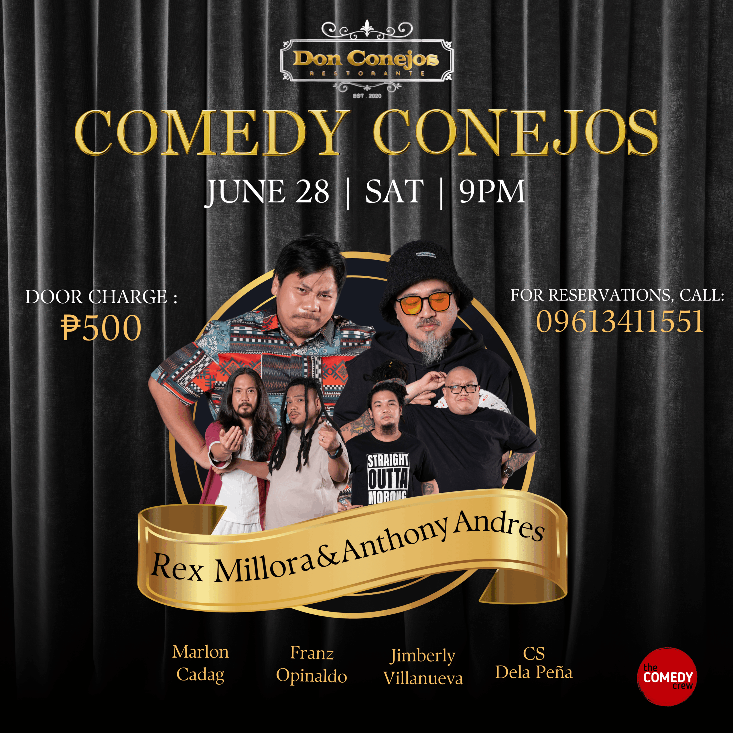 June 28 standup comedy show