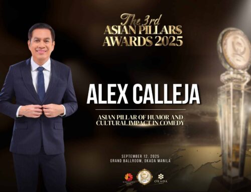 Alex Calleja Wins ASIAN PILLAR OF HUMOR AND CULTURAL IMPACT IN COMEDY Award