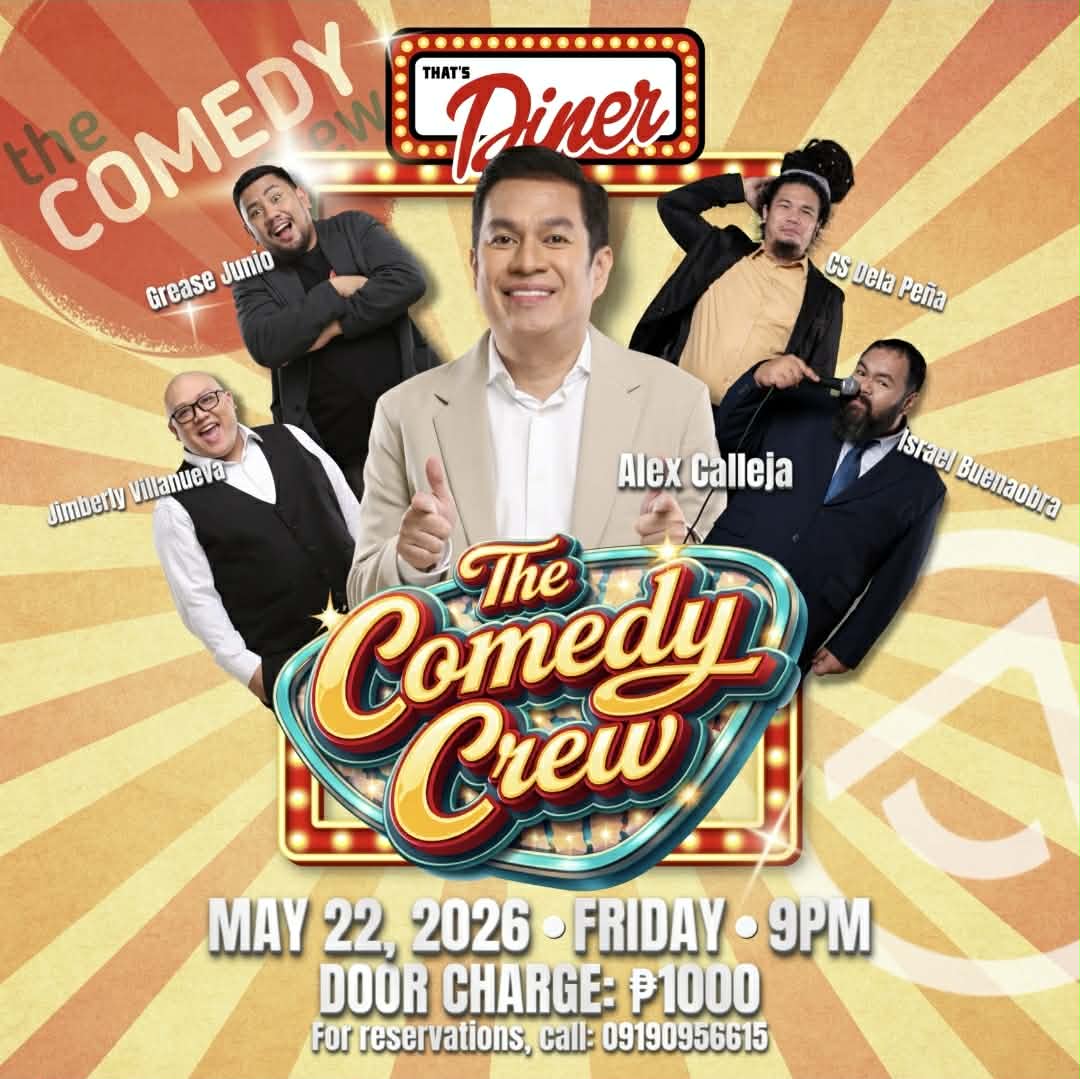 alex calleja comedy show thats diner May