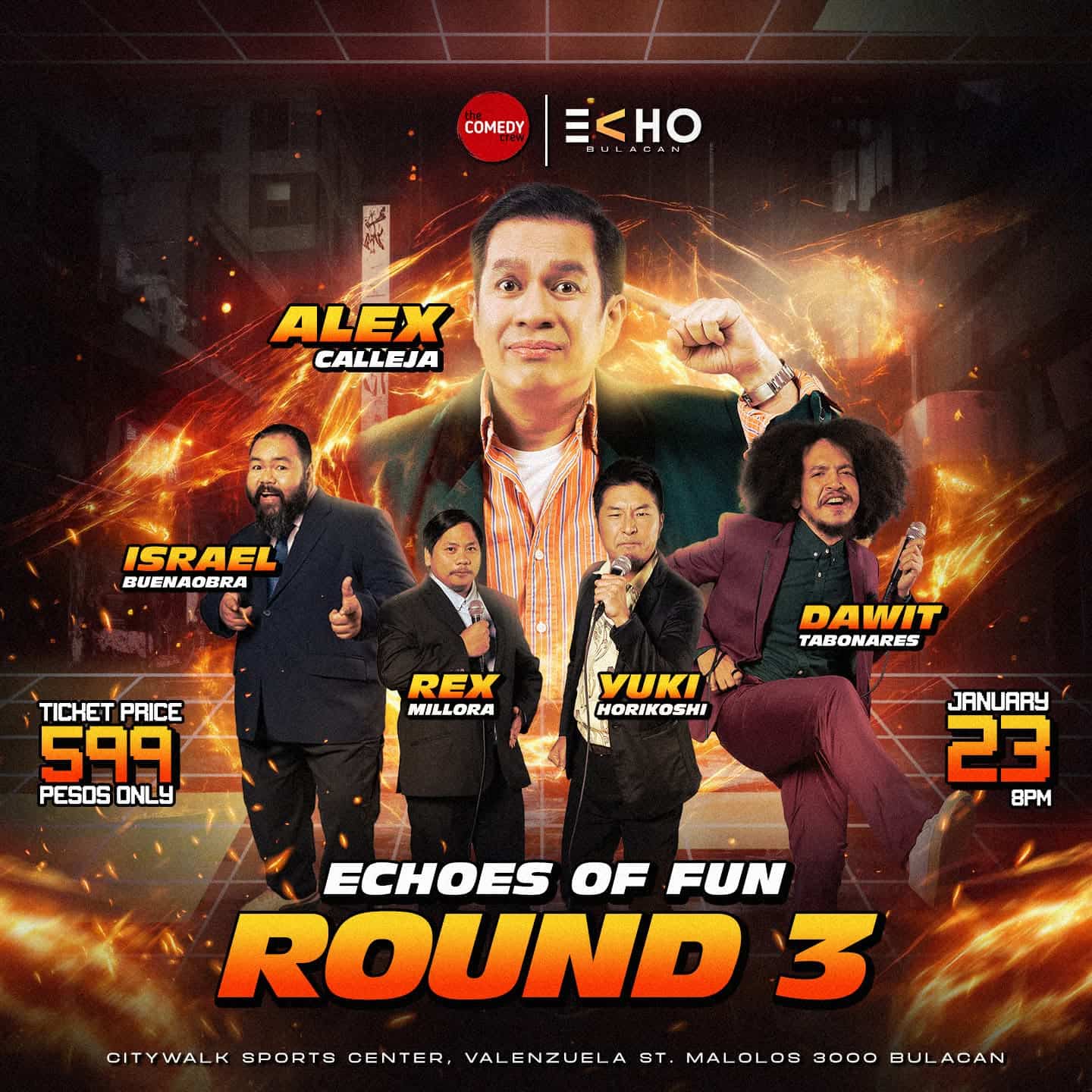 standup comedy echoes bulacan