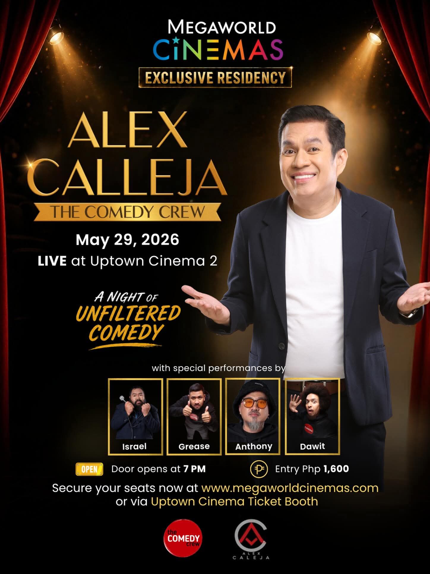 alex calleja standup comedy uptown cinema