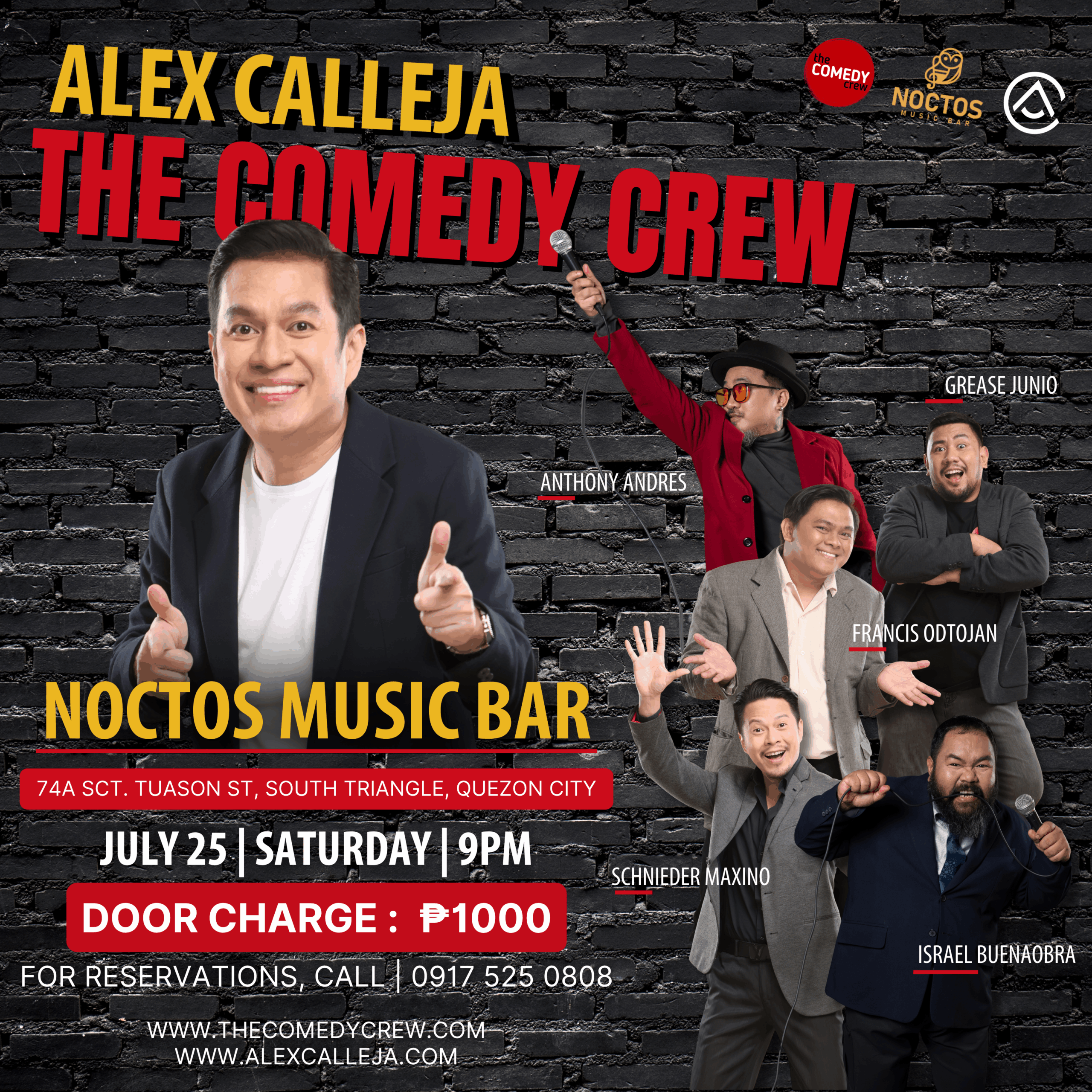 NOCTOS july standup comedy show