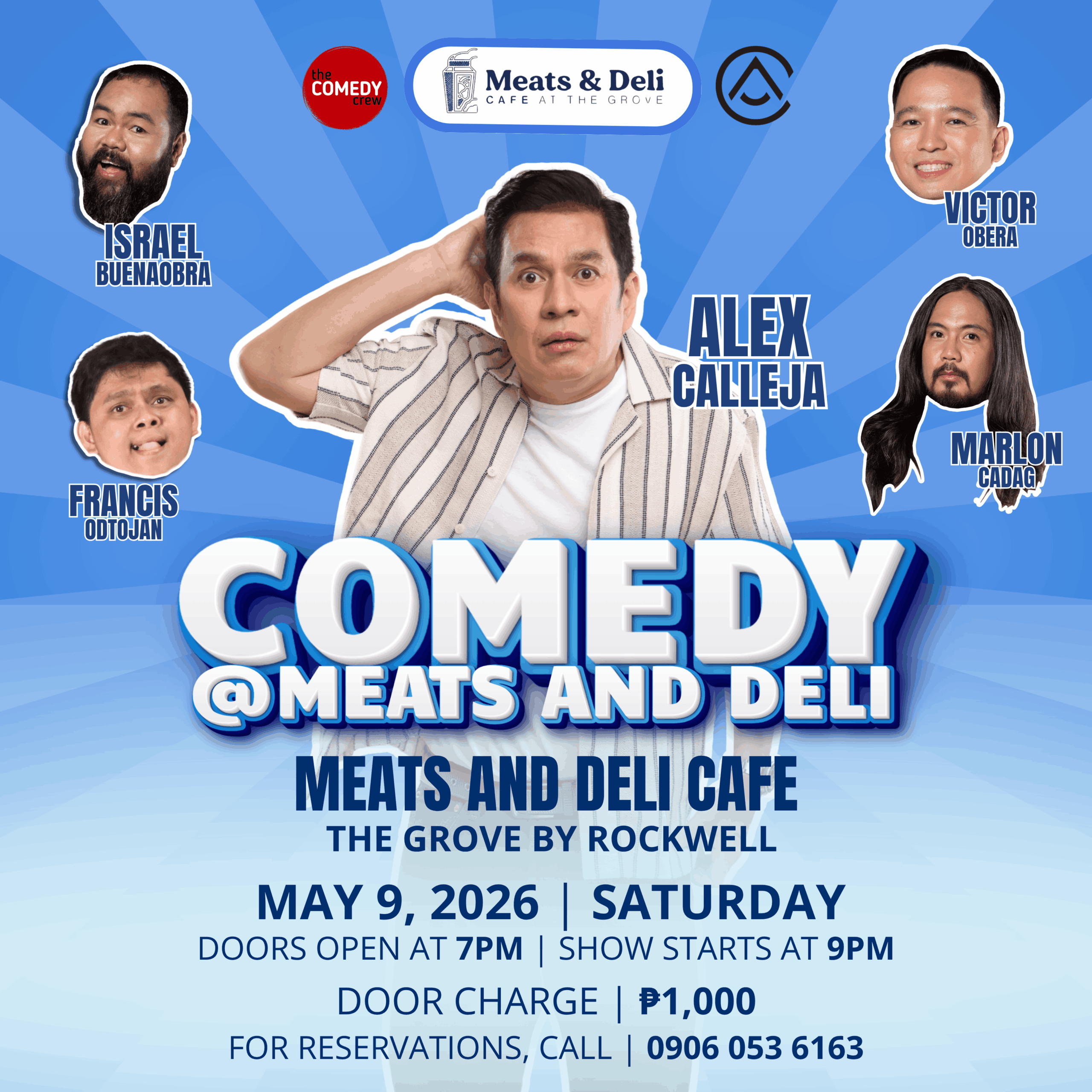 alex calleja standup comedy show meats May