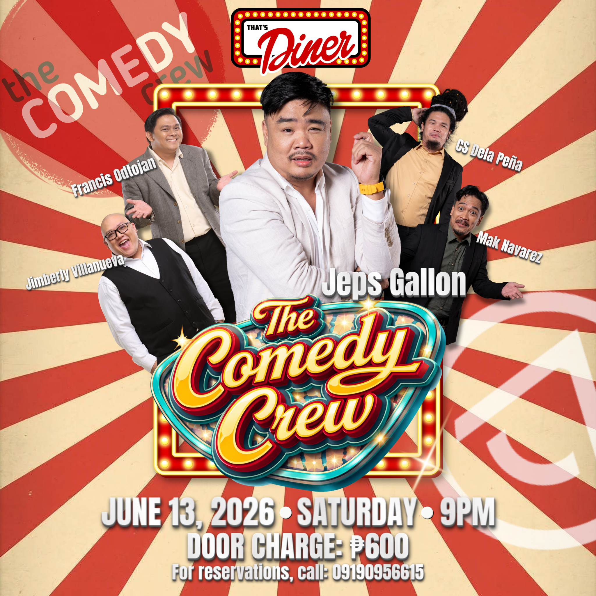 alex calleja standup comedy thats diner june