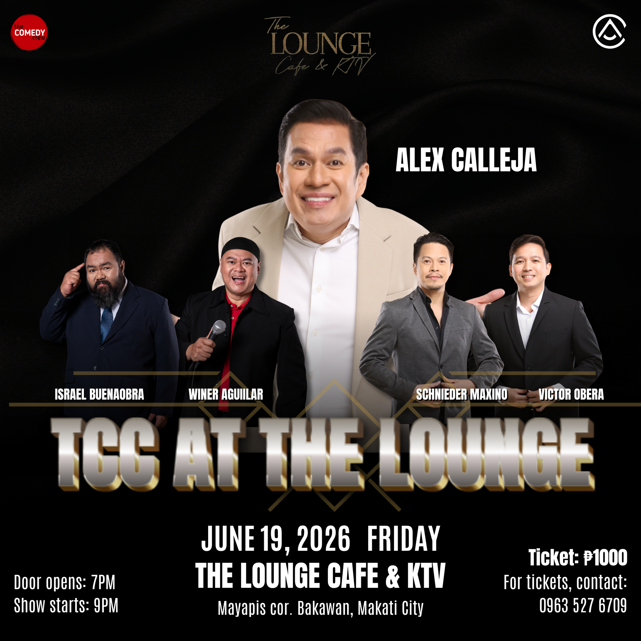 alex calleja standup comedy the lounge june