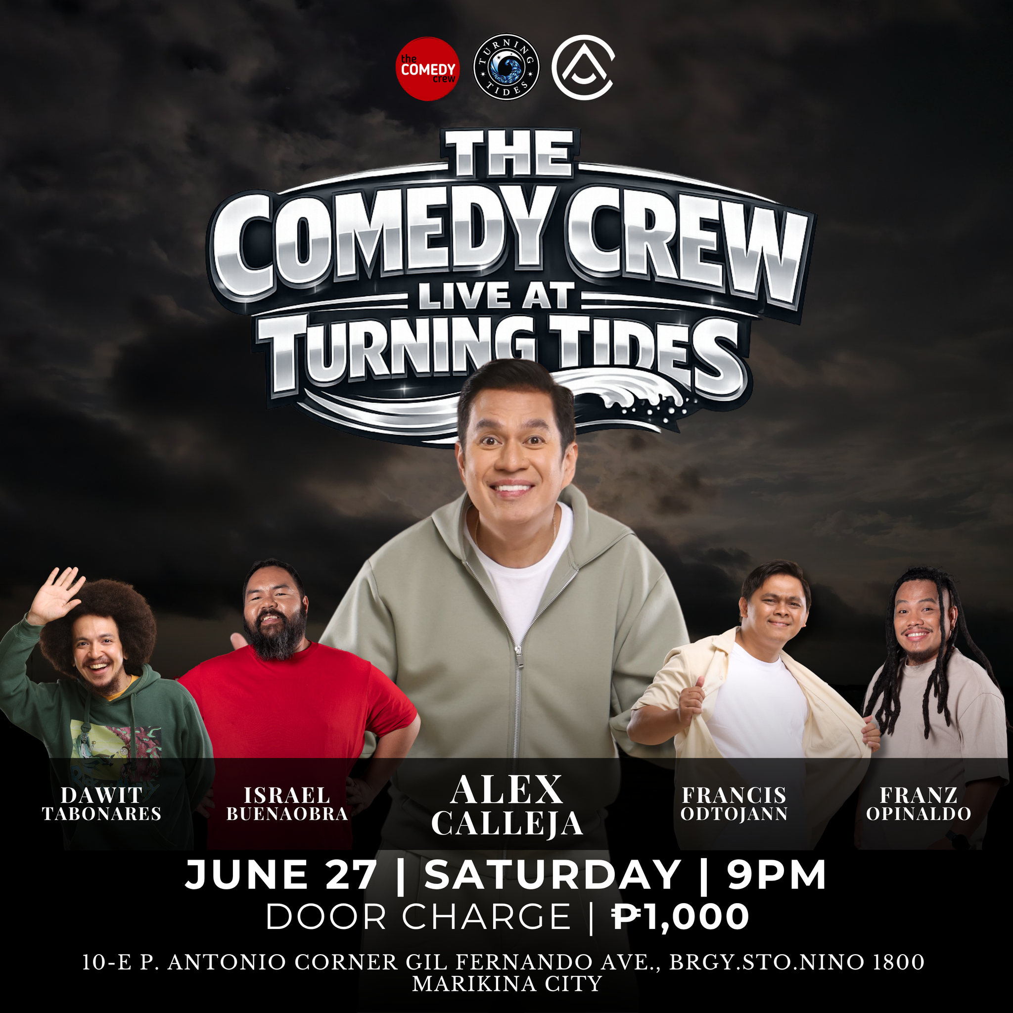 alex calleja standup comedy turning tides june