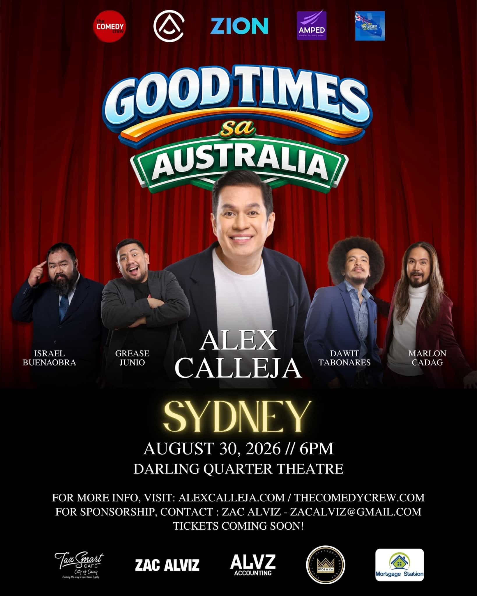 standup comedy show sydney australia
