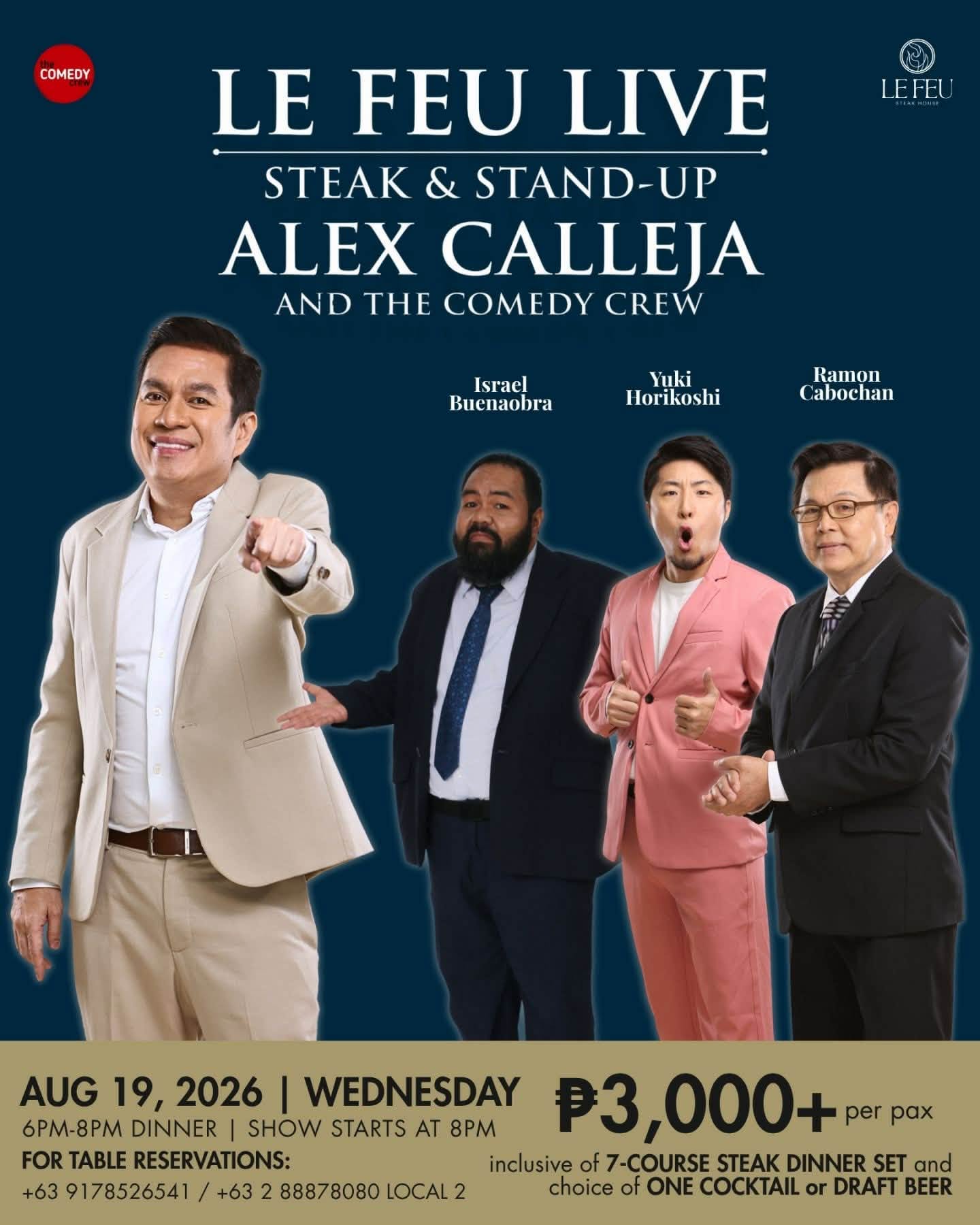 Le Feu Standup Comedy August
